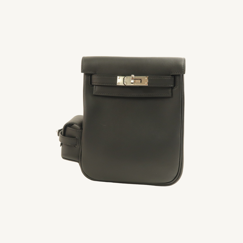 Kelly Jump Backpack Veau Swift Noir PHW