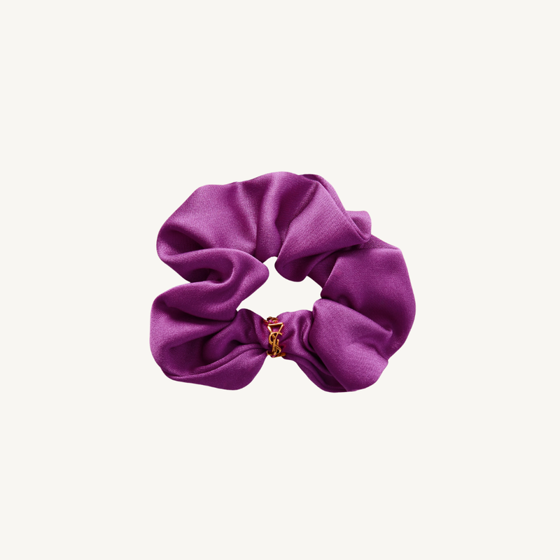 Cassandre Scrunchie in Silk Satin