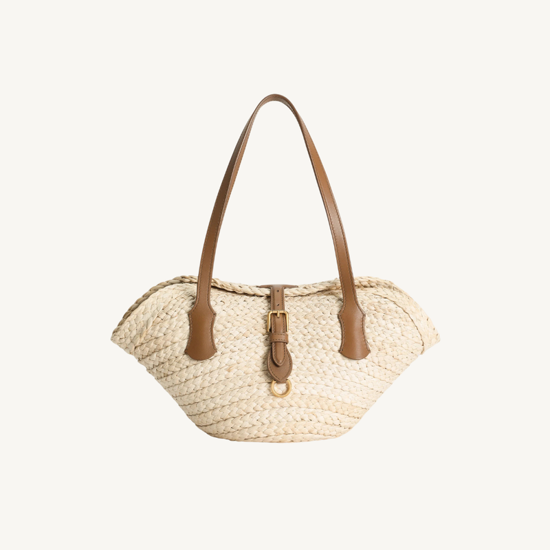 Capri Coffa Bag in Raffia