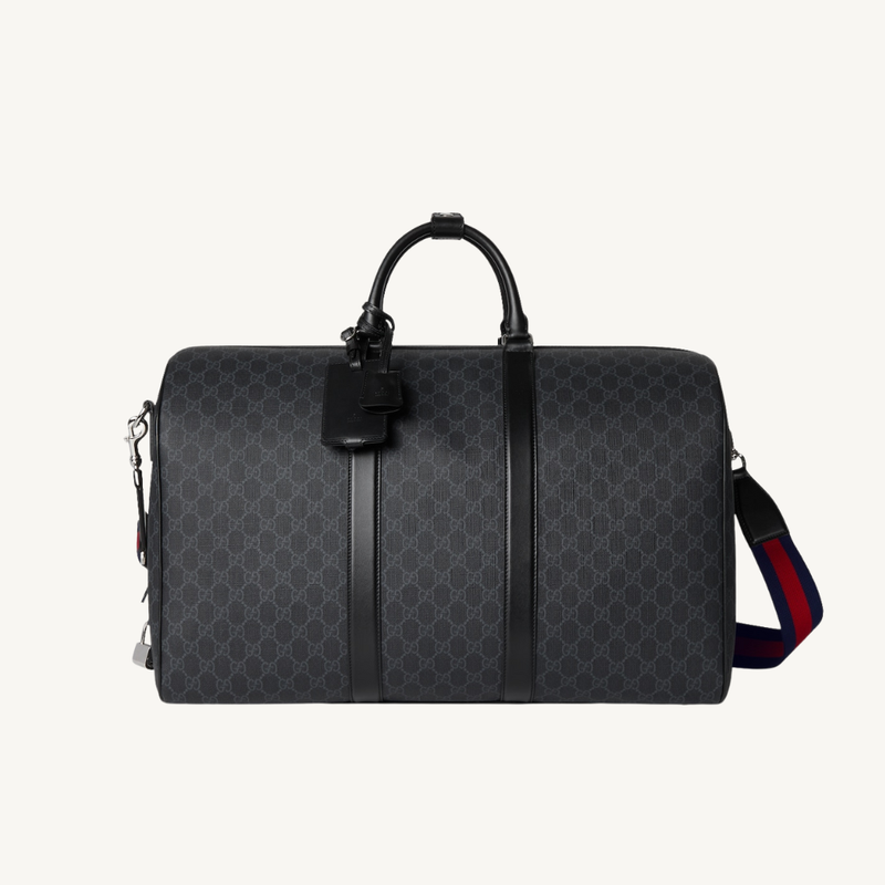 GG Black Large Duffle Bag