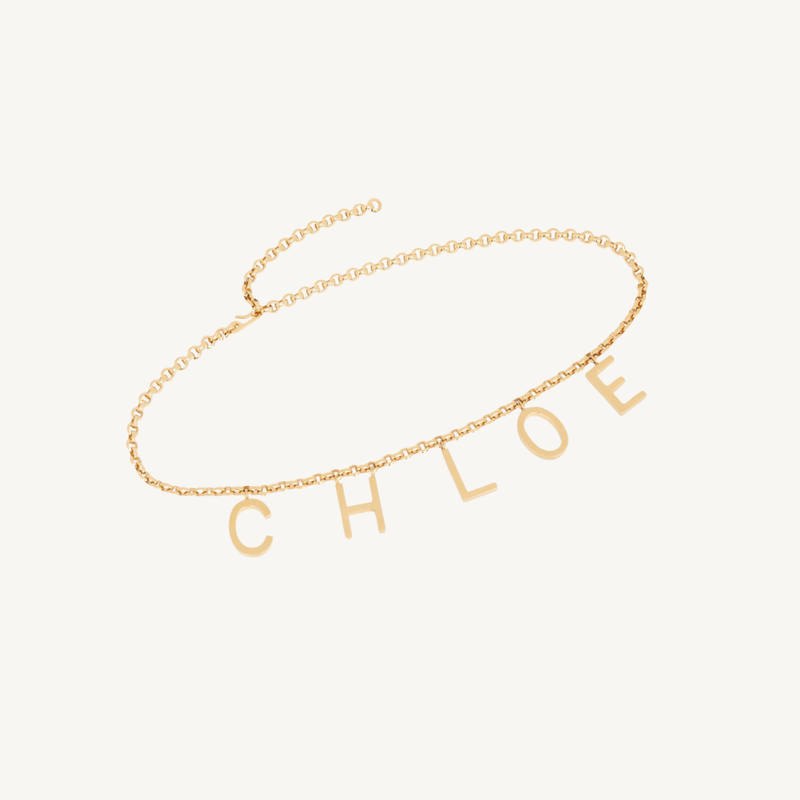 The Chloé Letters Jewelry Belt