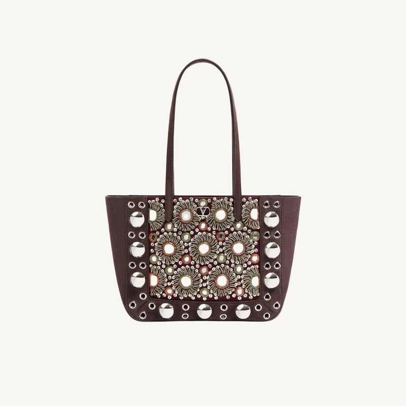 Nellcôte Mini Embroidered Shopping Bag