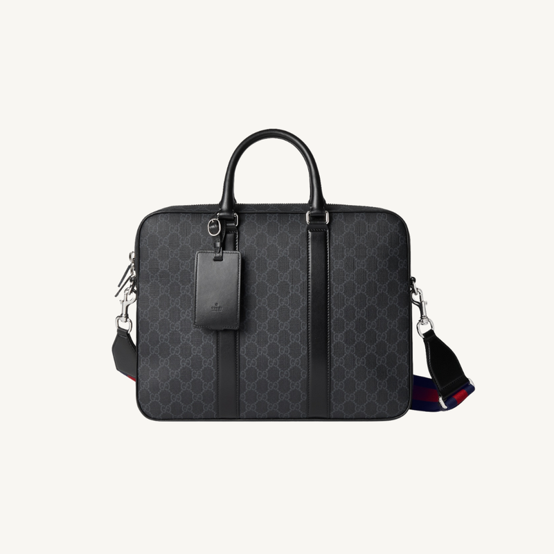 GG Black Medium Briefcase