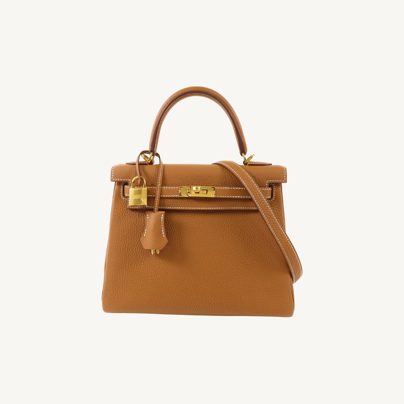 Kelly 25 Togo Gold GHW