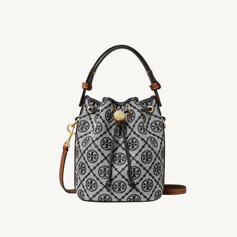 T Monogram Mini Bucket Bag