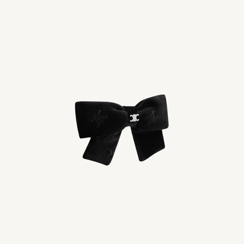 Celine Stamped Ribbon Hair Clip