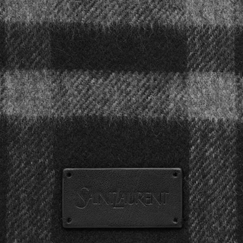 Tartan Scarf in Silk & Cashmere Jacquard