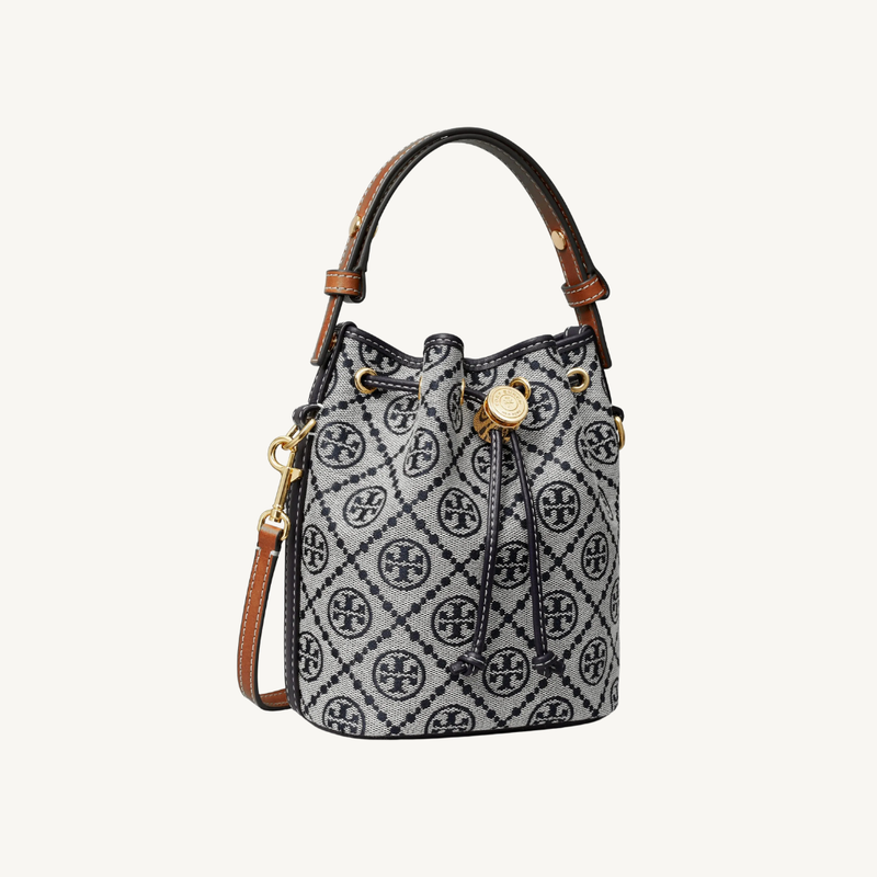 T Monogram Mini Bucket Bag