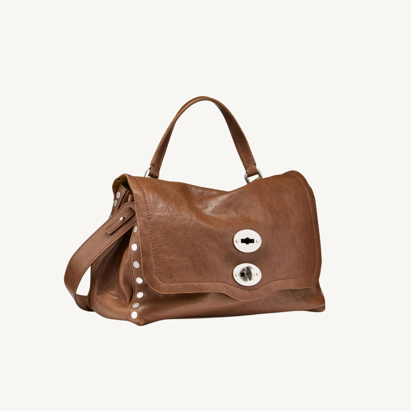 Small Postina Smooth Leather Bag
