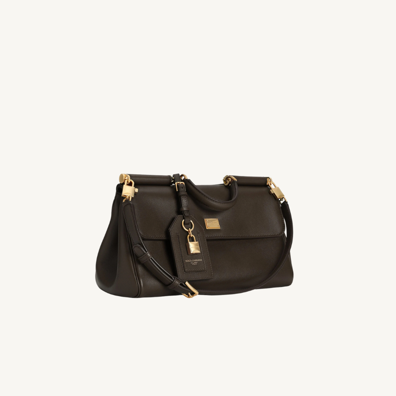 My Sicily Handbag in Plongé Lux Calfskin