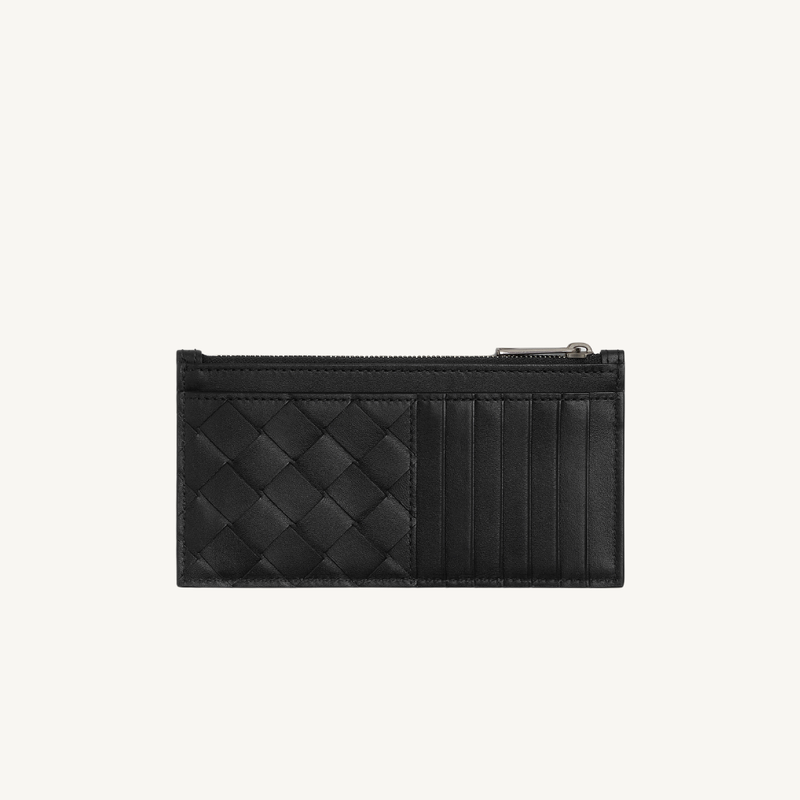Intrecciato Long Zipper Card Holder