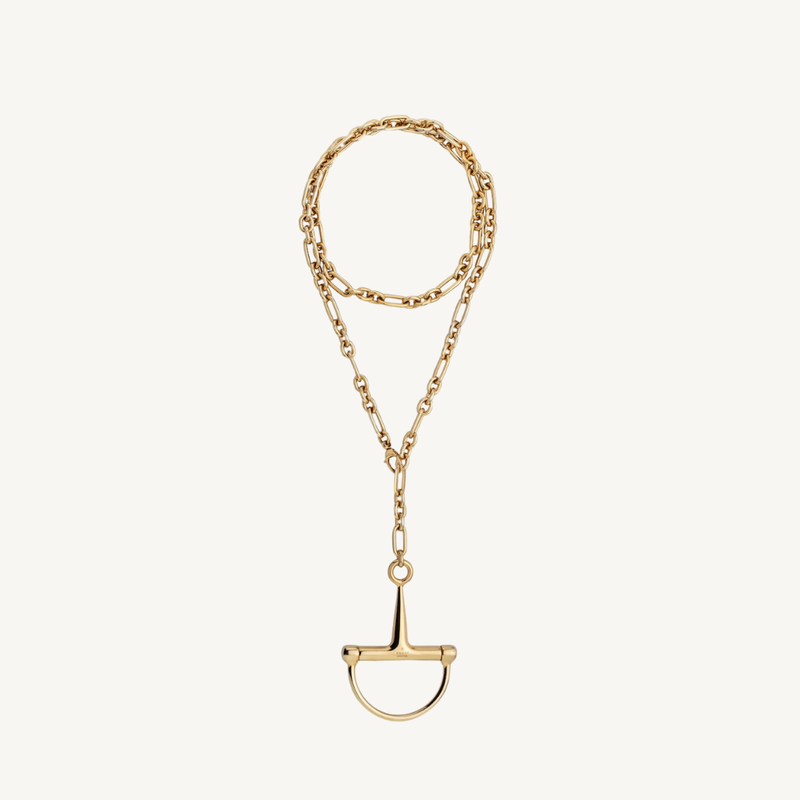 Half Horsebit Necklace