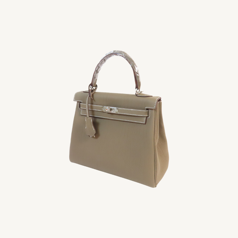 Kelly 25 Togo Etoupe PHW