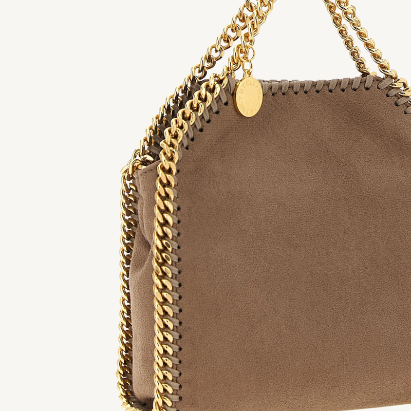 Falabella Suede Tiny Tote Bag