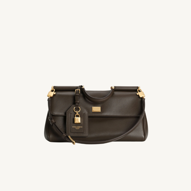 My Sicily Handbag in Plongé Lux Calfskin