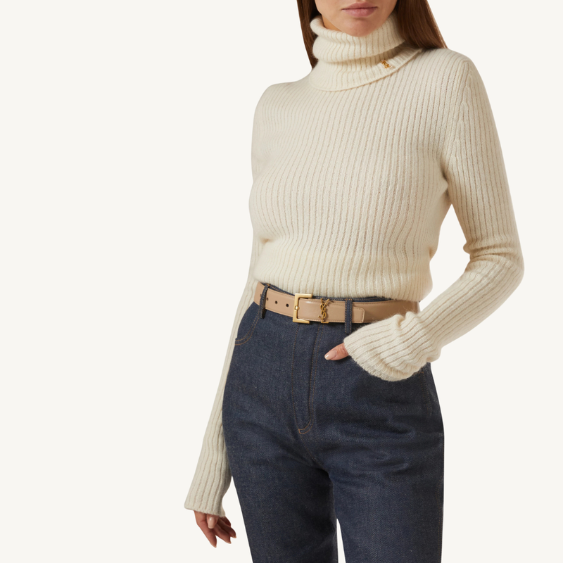 Cassandre Belt with Square Buckle