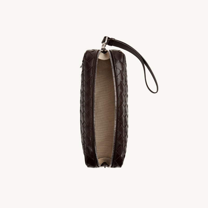 Intrecciato Pouch With Wristlet