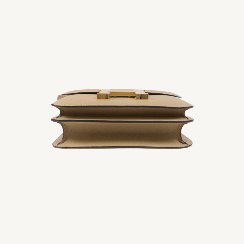 Constance Mini Veau Epsom Poussière GHW