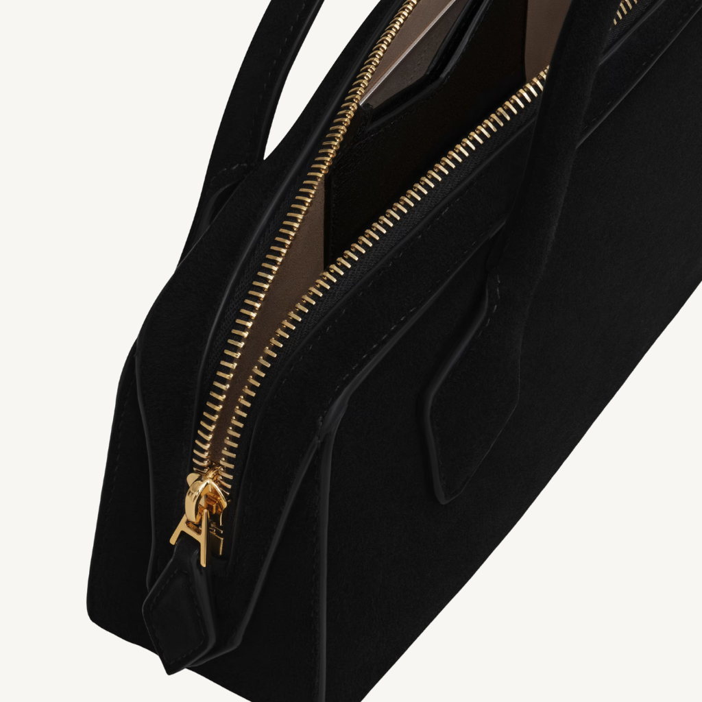 Le Teckel Suede Clutch