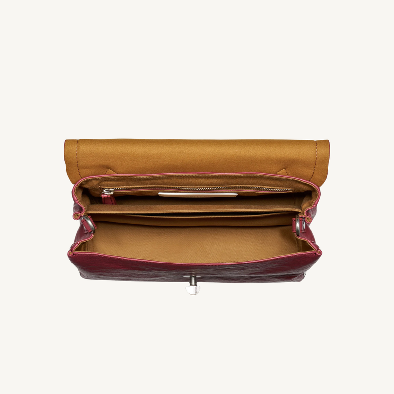 Small Postina Smooth Leather Bag