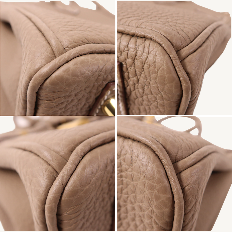 Birkin 25 Clemence Etoupe GHW