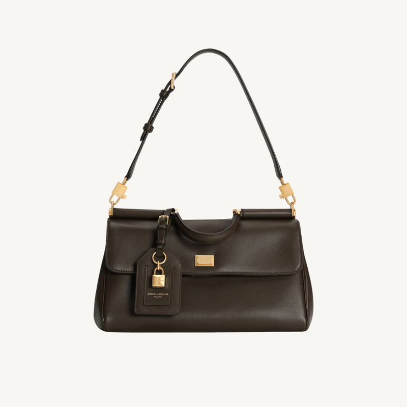 My Sicily Handbag in Plongé Lux Calfskin