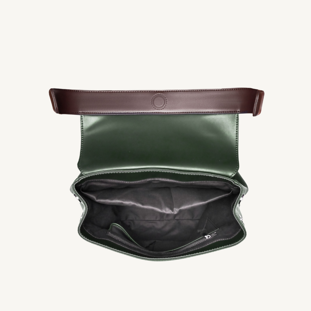 Caliber Dark Green Backpack