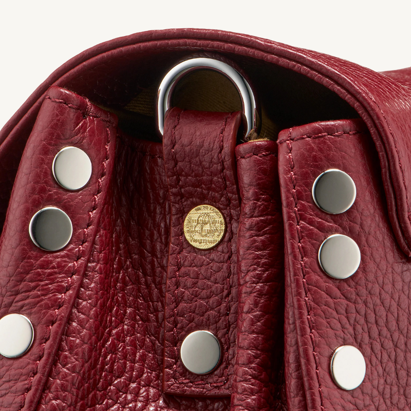 Small Postina Hammered Leather Bag