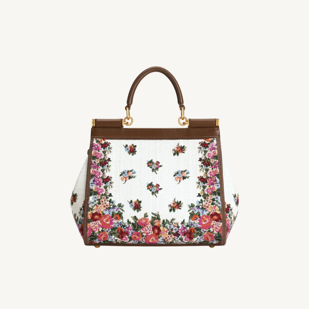 Medium Sicily Embroidered Handbag