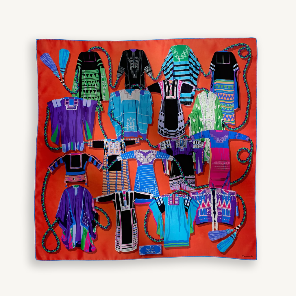 ثوبس سيلك سكارف (شال "أثواب" الحريري)