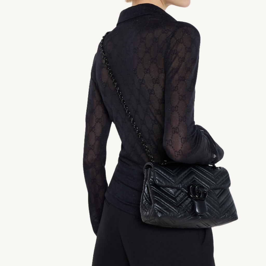 حقيبة كتف GG مارمونت صغيرة