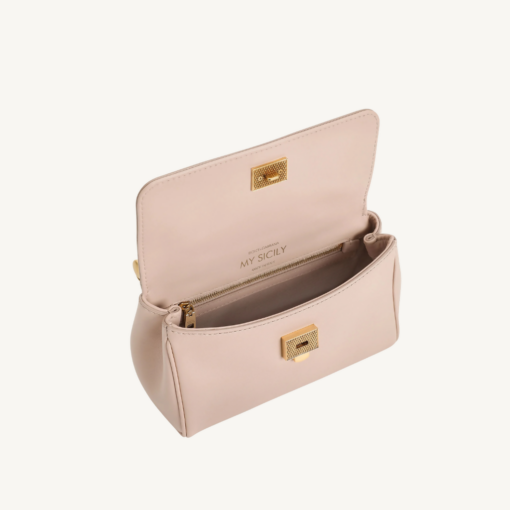 Mini My Sicily Handbag in Plongé Calfskin