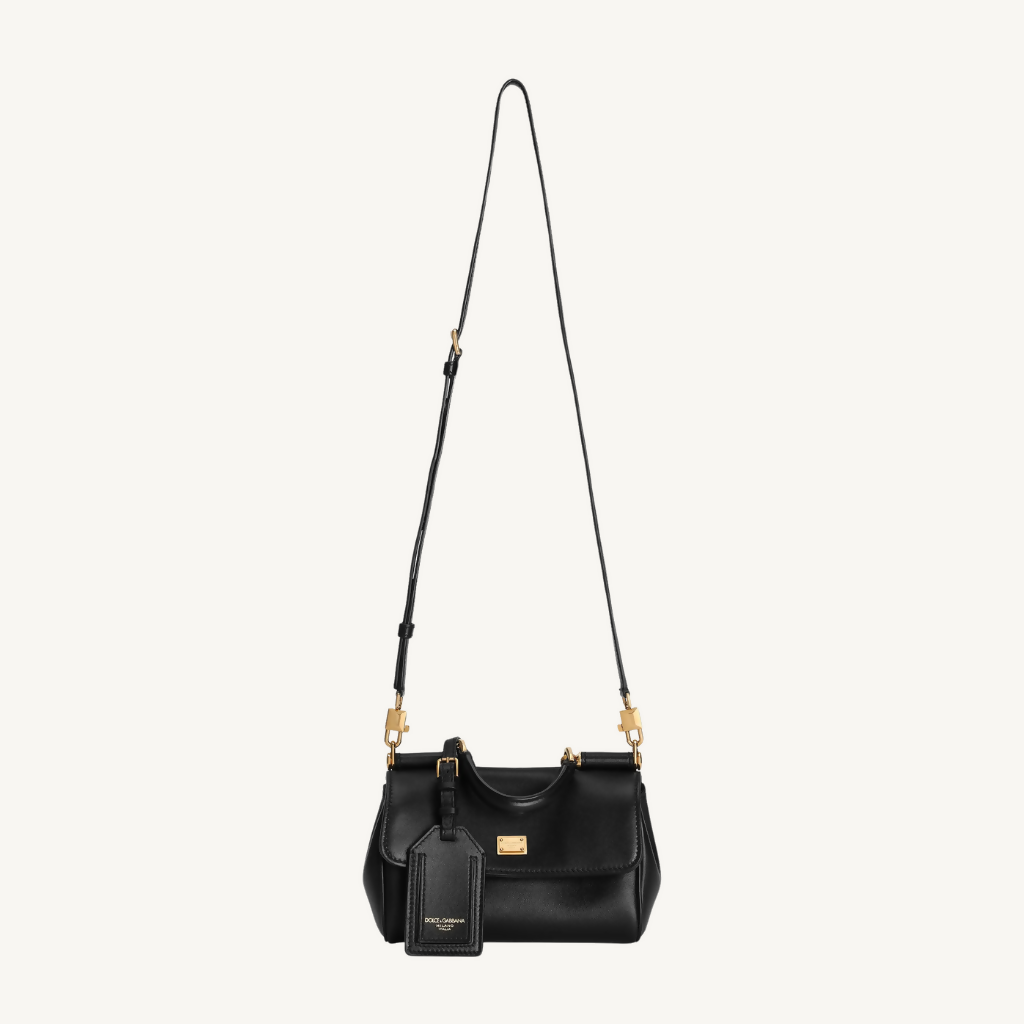 Mini My Sicily Handbag in Plongé Calfskin