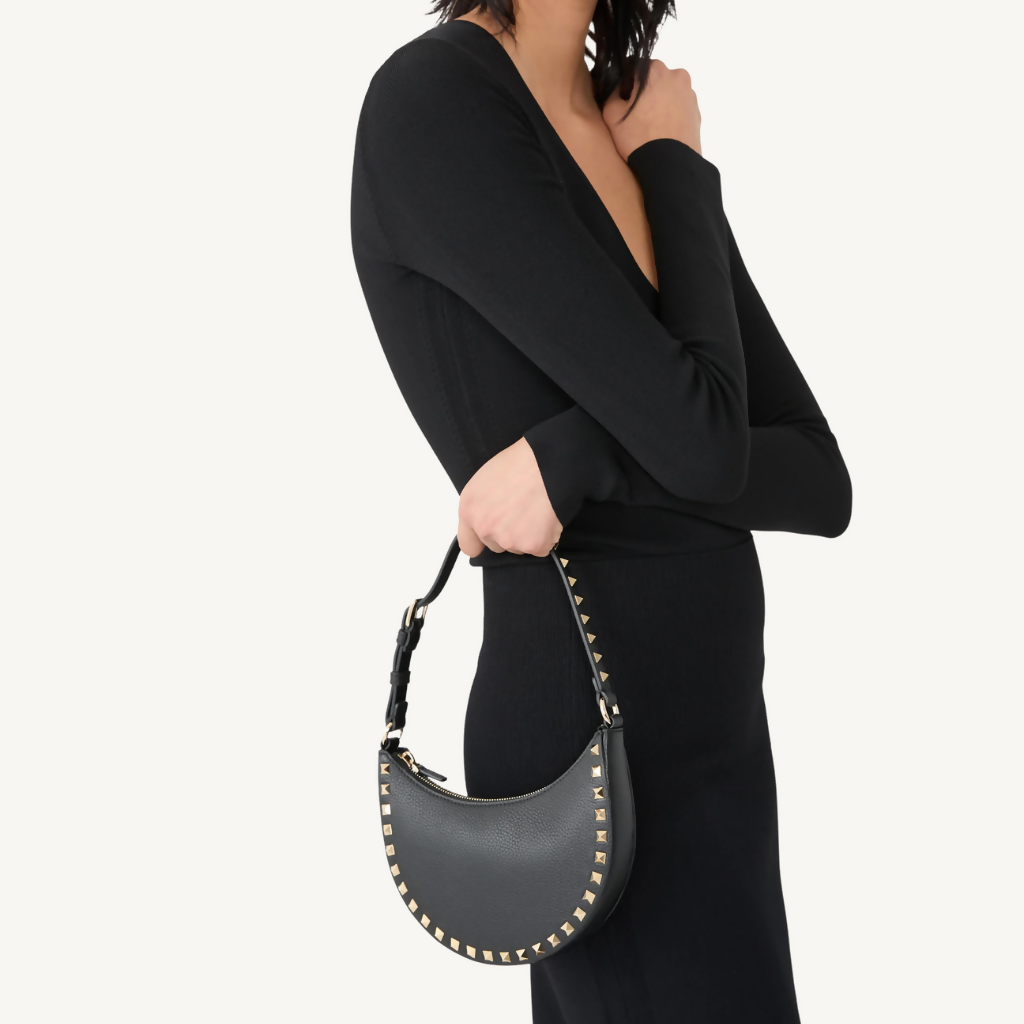 Rockstud Mini Hobo Bag
