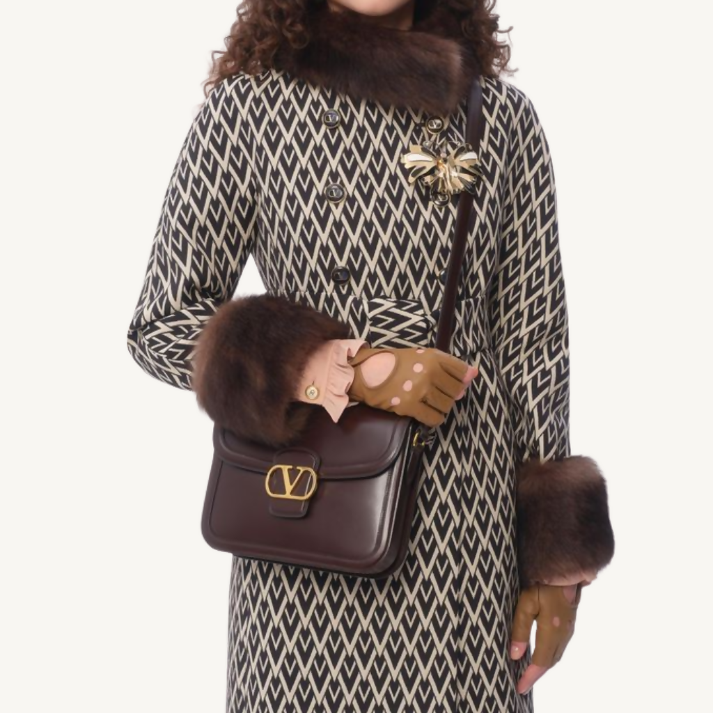 9To5 Smooth Calfskin Shoulder Bag