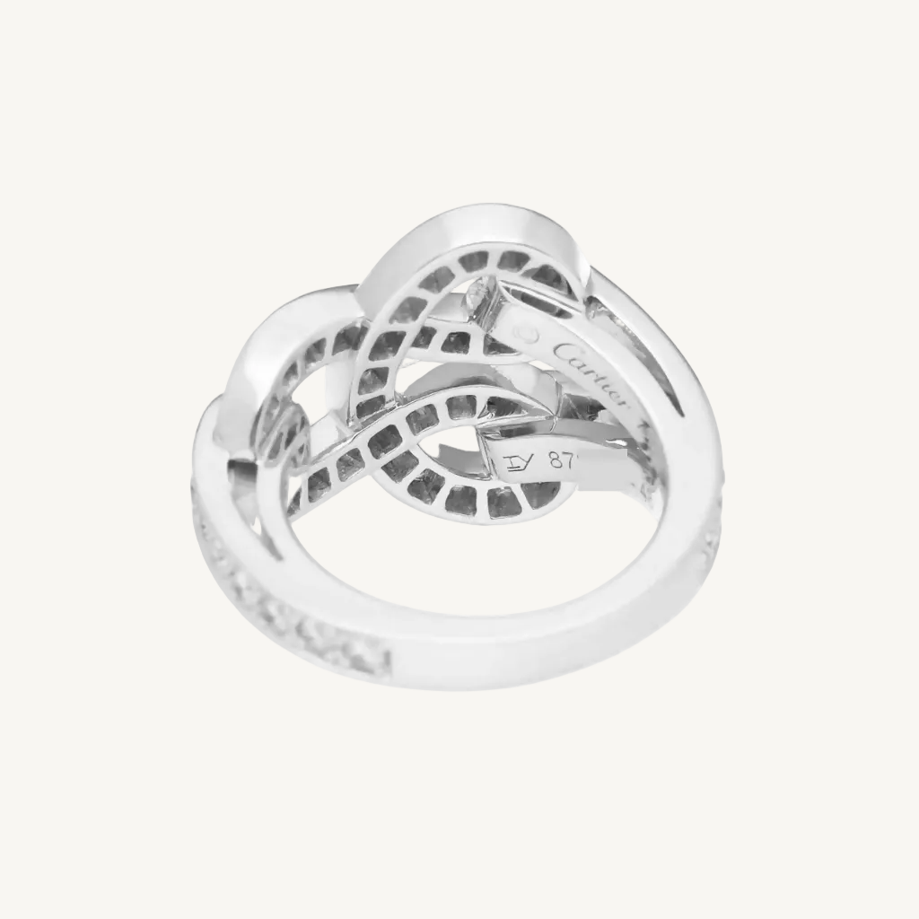 Cartier Agrafe Diamond Ring