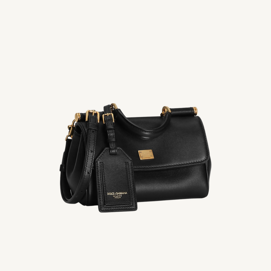 Mini My Sicily Handbag in Plongé Calfskin