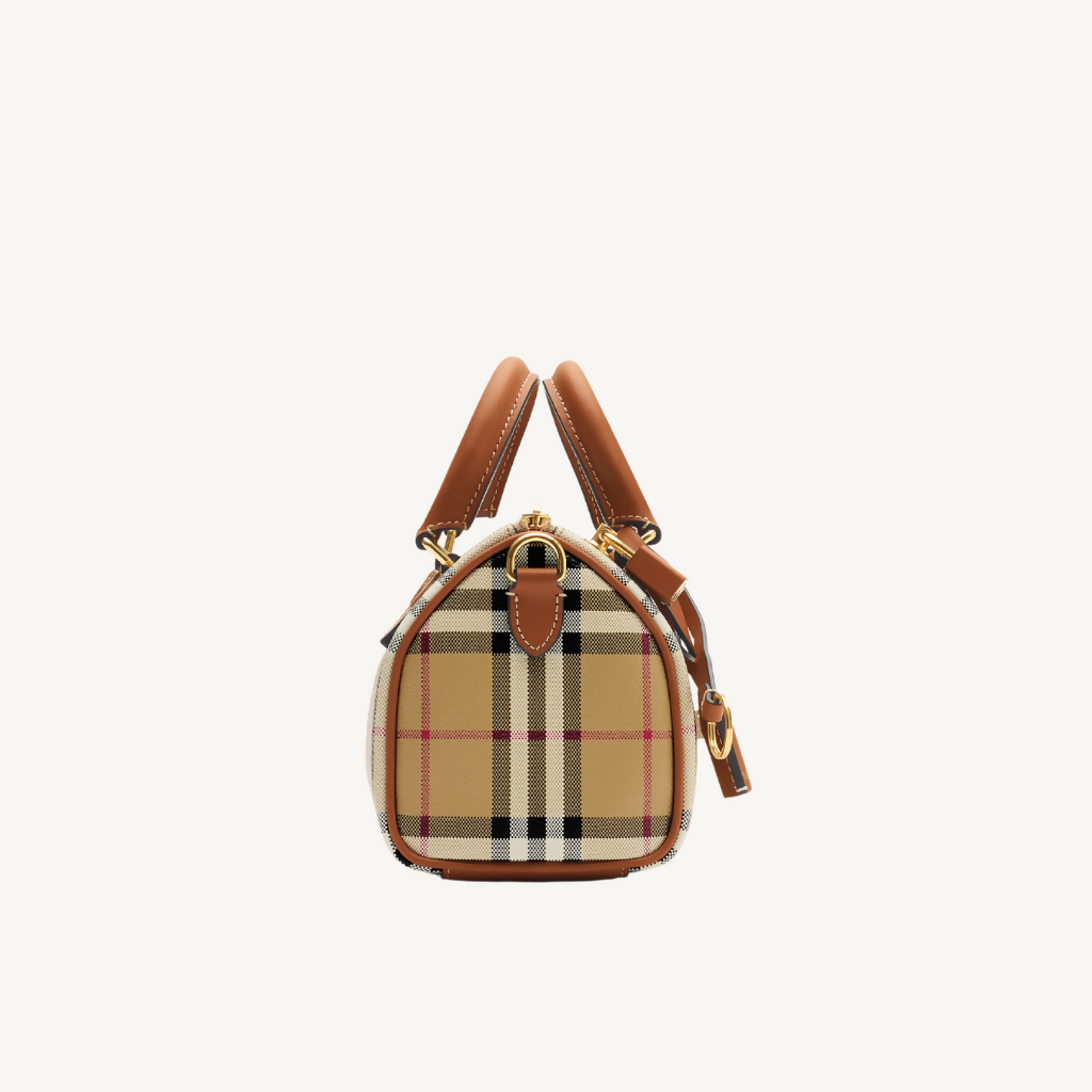 Mini Check Bowling Bag