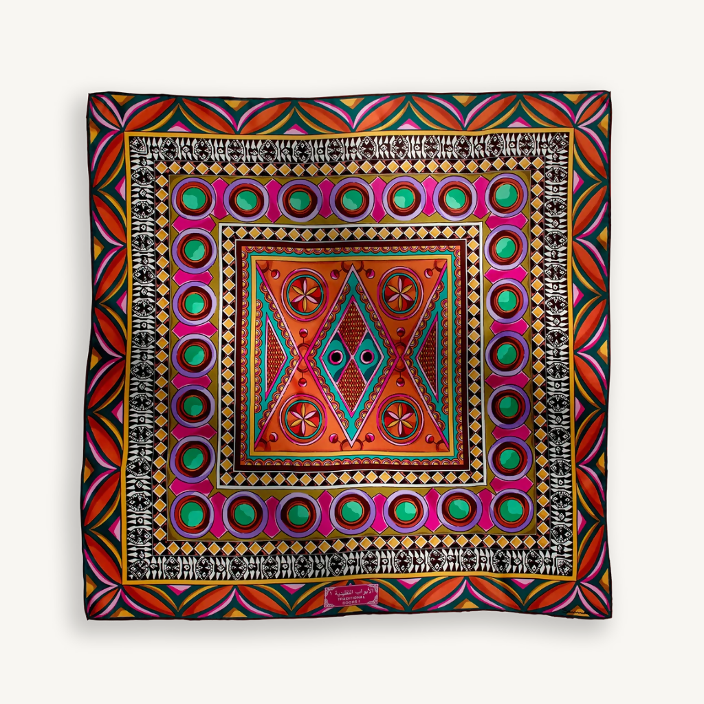 شال الأبواب التقليدية من الحرير