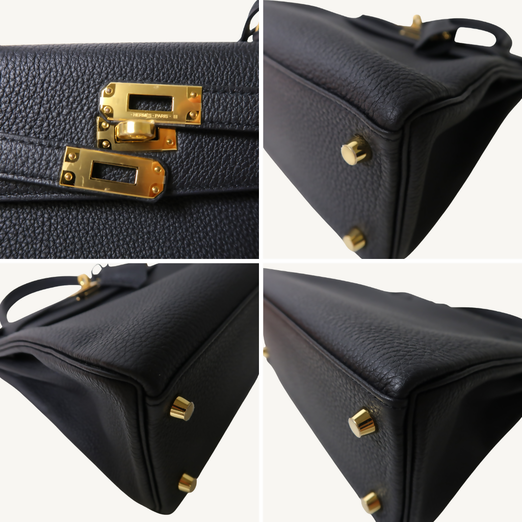 Hermès Kelly 25 Togo Noir GHW