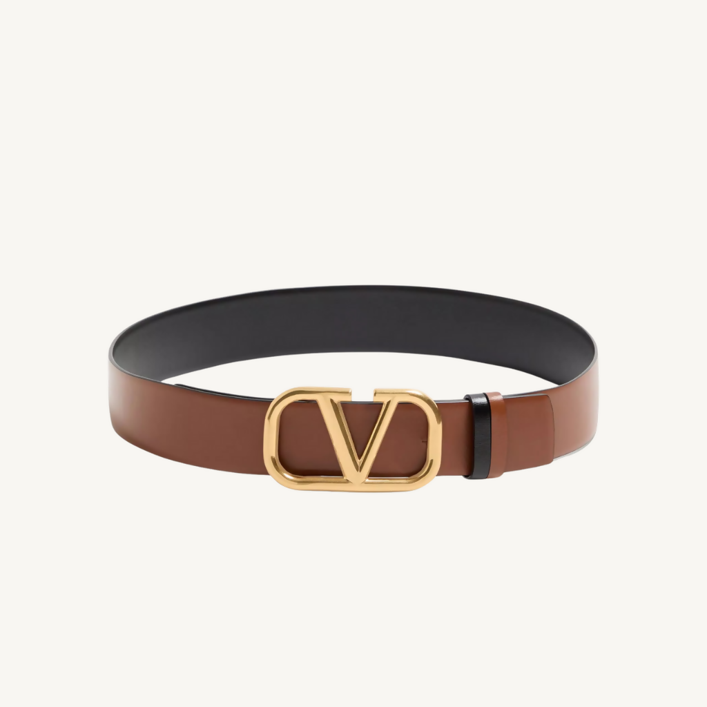 Reversible Vlogo Signature Belt