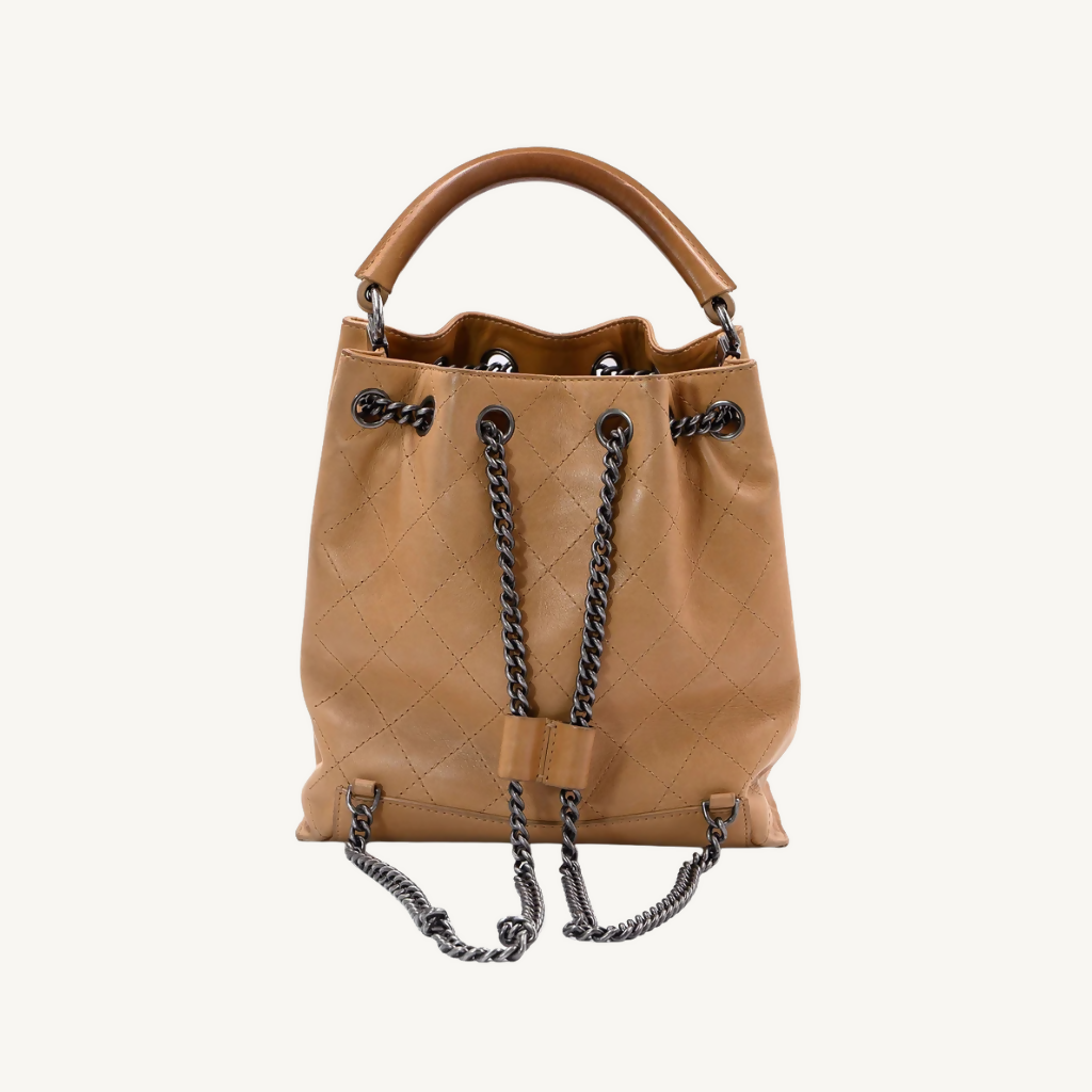 Stitched Urban Drawstring Backpack