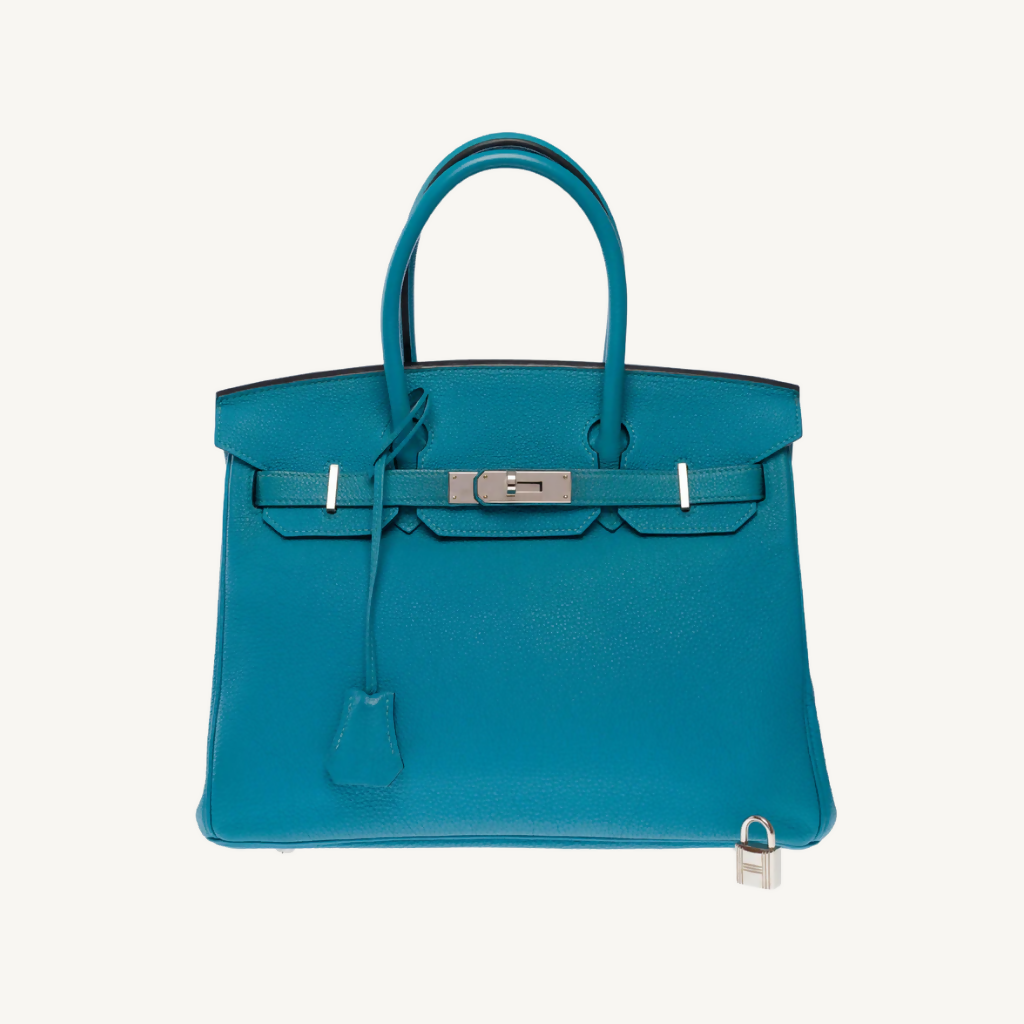 Birkin 30 Bleu Turquoise Togo PHW