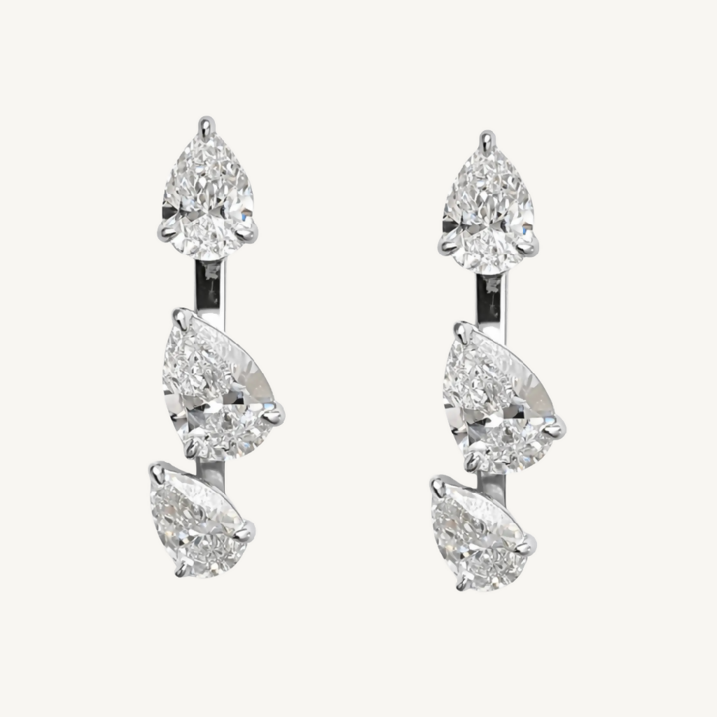 Detachable Diamond Earrings