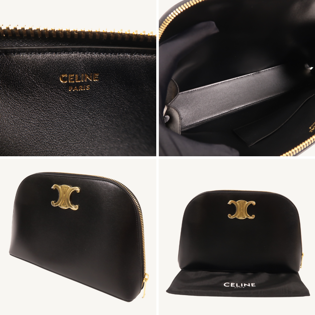 Pouch Triomphe in Shiny Calfskin