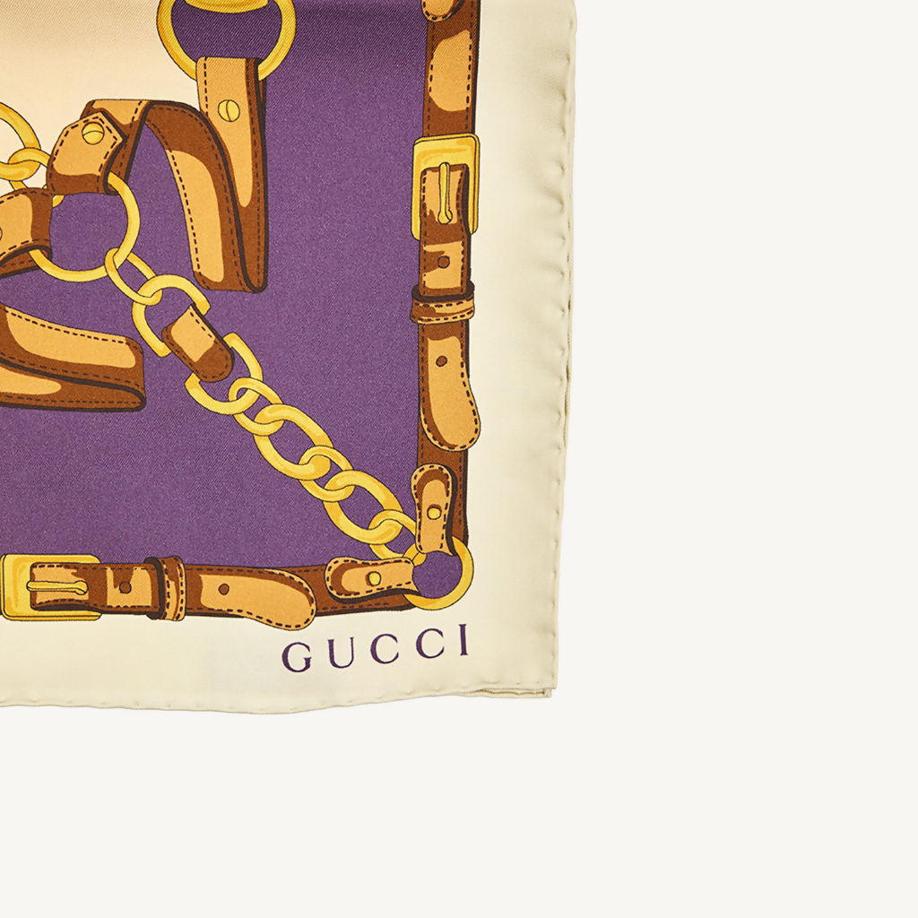 Printed Silk Twill Carré