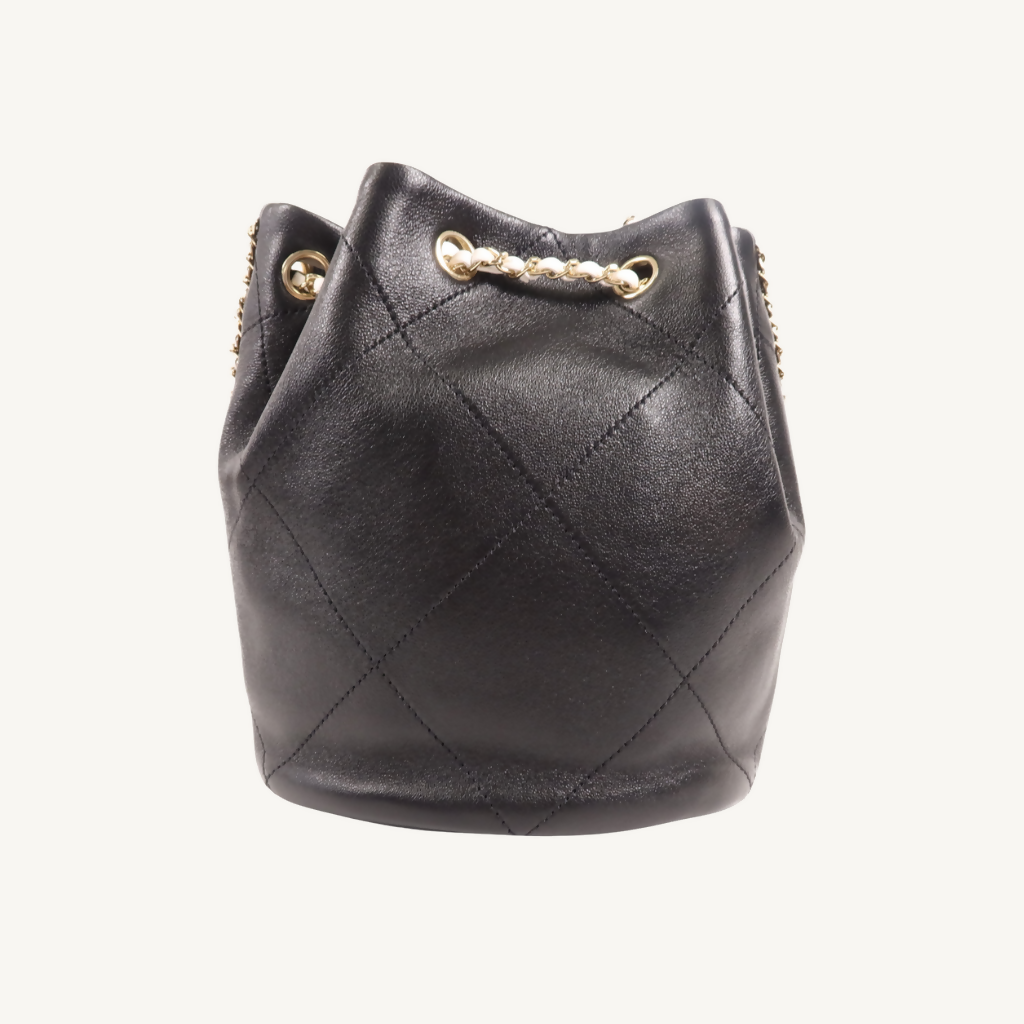 Entwined Chain Bucket Bag