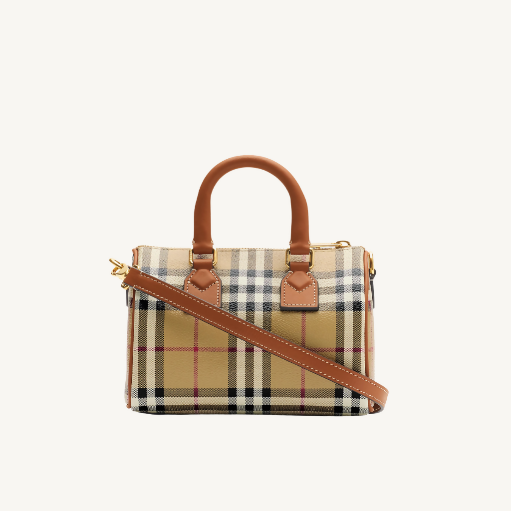 Mini Check Bowling Bag