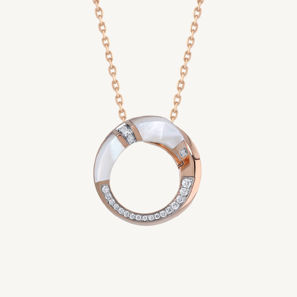 Angelina Mother of Pearl Necklace