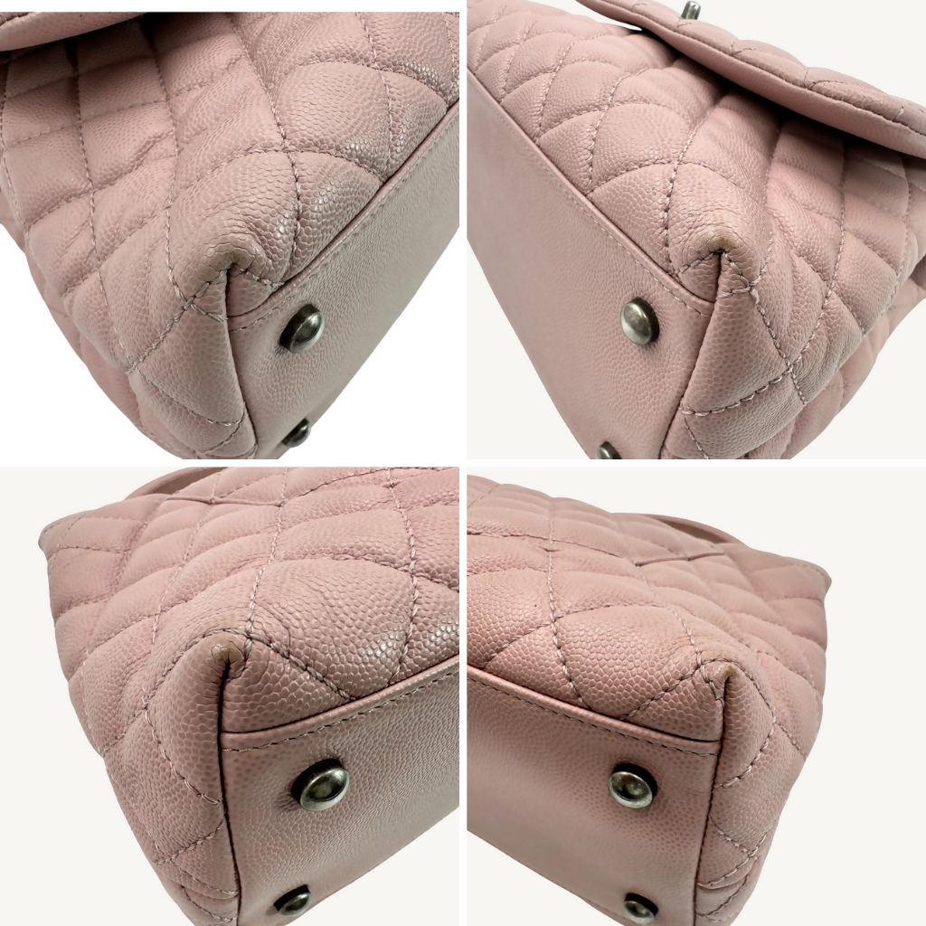 Chanel Caviar Quilted Medium Coco Handle Flap Bag